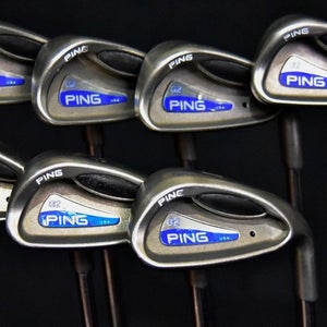 PING G2 IRONS SET 4-9, PW IRONS REGULAR FLEX, RH, SHAFT 38" (5I)