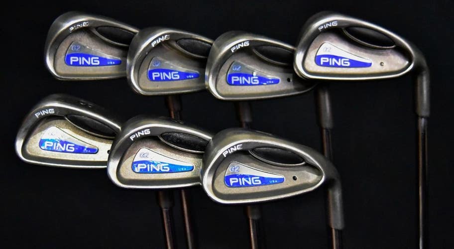PING G2 IRONS SET 4-9, PW IRONS REGULAR FLEX, RH, SHAFT 38" (5I)