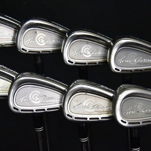 CLEVELAND TOUR ACTION IRONS SET 3-9, PW IRONS STIFF FLEX, RH, SHAFT 39" (5I)