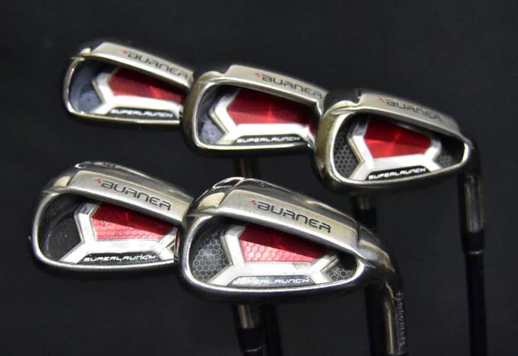 TAYLORMADE BURNER IRONS SET 6-9, PW IRONS SENIOR FLEX, RH, SHAFT 38" (6I)