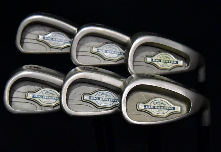 CALLAWAY BIG BERTHA X12 SET 5-9,PW IRONS LADIES RH, SHAFT 38" (5I) NEW GRIP