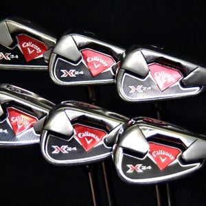 CALLAWAY X24 IRONS SET 5-9, PW IRONS REGULAR FLEX, RH, SHAFT 38" (5I)