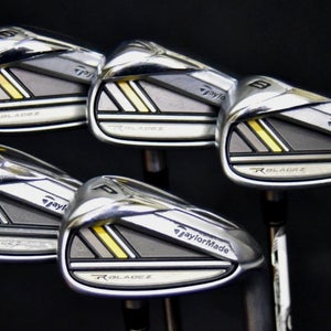 TAYLORMADE RBLADEZ IRONS SET 6-9, PW IRONS REGULAR FLEX, RH, SHAFT 38" (6I)