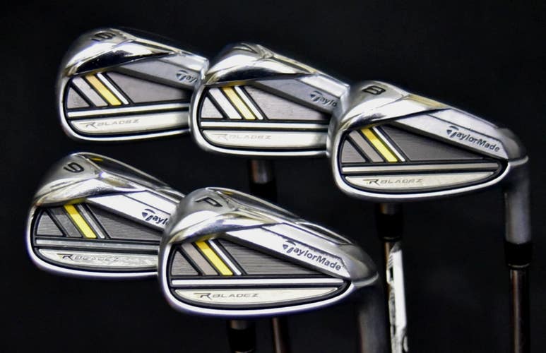 TAYLORMADE RBLADEZ IRONS SET 6-9, PW IRONS REGULAR FLEX, RH, SHAFT 38" (6I)