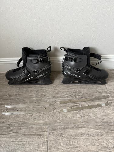 Bauer Konekt 2 Hockey Goalie Skates 10 2 sets of steel