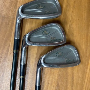 Cobra King Cobra LH 3 Irons SNR Flex Graphite Shaft (#3,5,8) Golf Pride grips