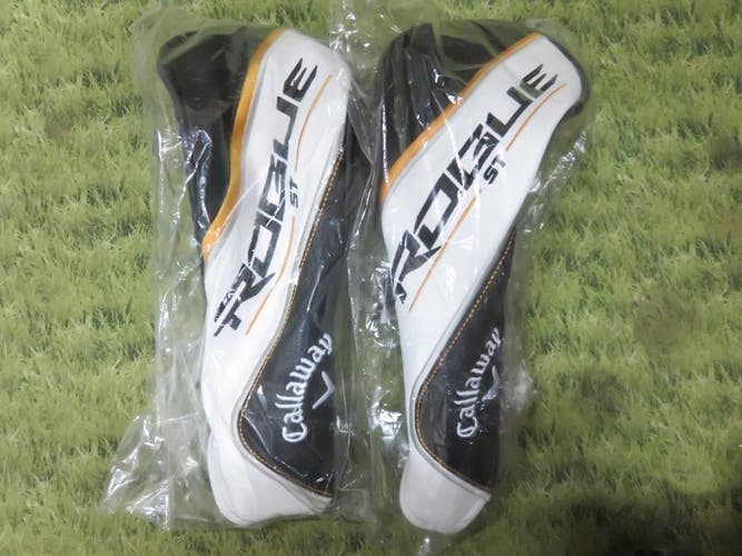 NEW * Callaway * SET OF 2 * ROGUE ST Fairway Wood Headcover + Number Tag