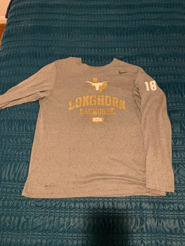 University of Texas Men’s Lacrosse Player Issued Long Sleeve Shirt