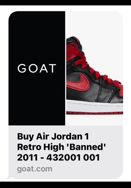 AIR JORDAN 1 RETRO HIGH ‘BANNED’ 2011(NEW)