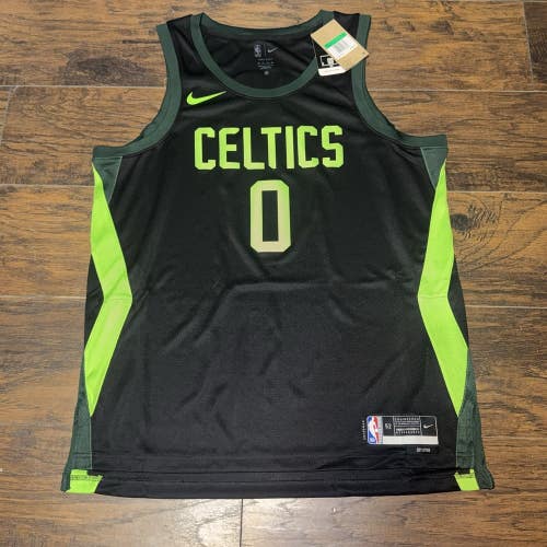 Jayson Tatum 2024-25 Boston Celtics Nike Dri Fit Swingman City Jersey size 52/XL