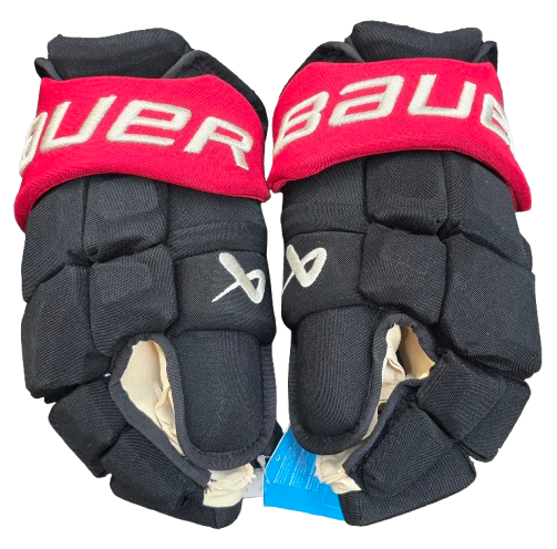Bauer Supreme Mach Custom Pro Stock Hockey Gloves 15" 4 Nations New Canada SON (14414)