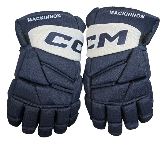 CCM Jetspeed FT8 Pro Custom Pro Stock Hockey Gloves 13" NHL 3rd NEW Mackinnon (14418)