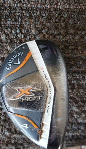 41 IN CALLAWAY X2 HOT 22 DEG 4 HYBRID GOLF CLUB VERY NICE SOME PAINT LOSS