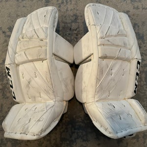 22" CCM Extreme Flex E5.5 Goalie Leg Pads (Used)