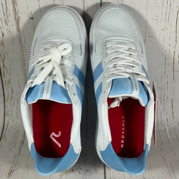 Redvanly Contender Spikeless Mens Golf Shoes White Sky Blue  display picture 1