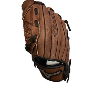 Used Mizuno POWER CLOSE BB/SB Glove LH Throw Brown 10" 11884-S000052607