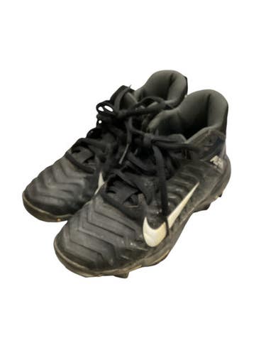 Used Nike ALPHA BASEBALL CLEATS BB/SB Cleats Black Junior 01 11884-S000052604