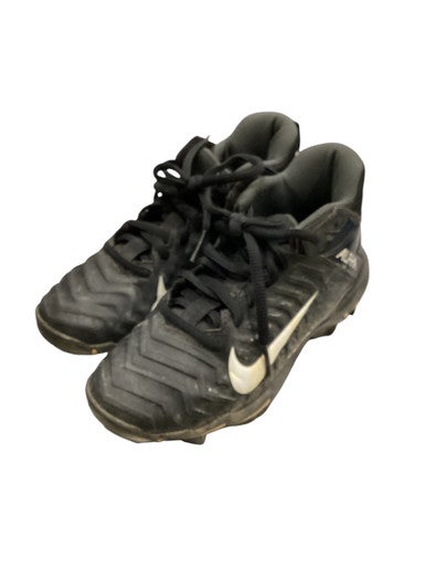 Used Nike ALPHA BASEBALL CLEATS BB/SB Cleats Black Junior 01 11884-S000052604