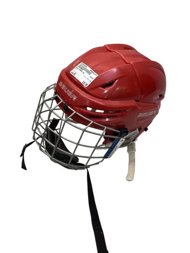 Used Bauer REAKT 95 Helmet Cage Combo Red MD 11347-S000255258