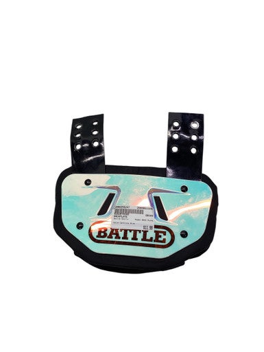 Used Battle Sports BACK PLATE Football Accessory Carolina Blue 11347-S000255247