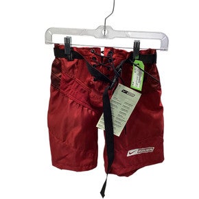 Used Bauer NIKE JUNIOR HOCKEY BOTTOMS Junior Hockey Bottom Red SM 11347-S000255231