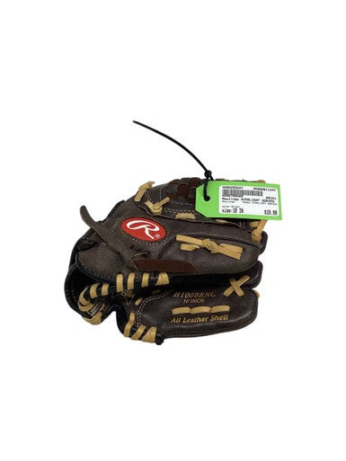 Used Rawlings HIGHLIGHT SERIES BB/SB Glove T-ball Brown 10" 11347-S000255237