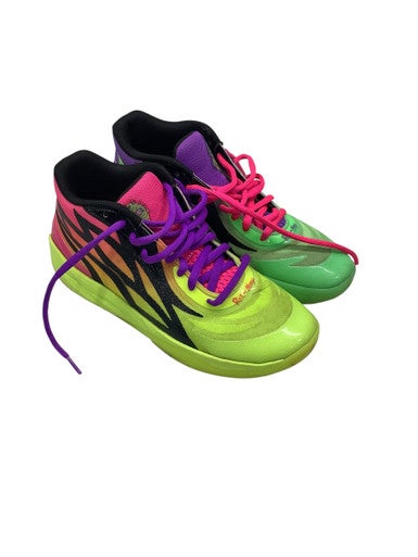 Used Puma Basketball Shoes M Red And Purple Senior 9 11347-S000255315