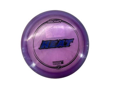 Used Discraft HEAT Z DISTANCE DRIVER Disc Golf Driver Purple 11347-S000255292