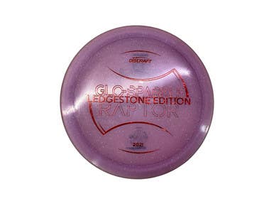 Used Discraft GLO-SPARKLE LEDGESTONE EDITION RAPTOR Disc Golf Driver Pink 11347-S000255287