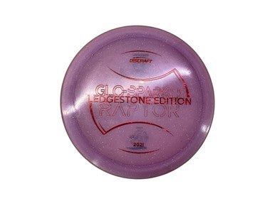 Used Discraft GLO-SPARKLE LEDGESTONE EDITION RAPTOR Disc Golf Driver Pink 11347-S000255287