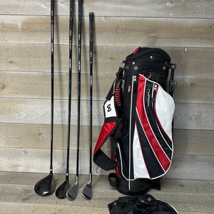 Wilson Ultra Jr Set of 4 Golf Clubs Junior Flex RH Blue w/Bag 56-63" Youth