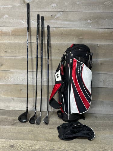 Wilson Ultra Jr Set of 4 Golf Clubs Junior Flex RH Blue w/Bag 56-63" Youth