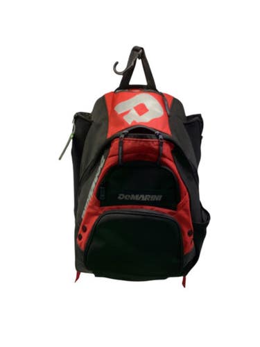 Used Demarini 2 BAT BACKPACK RED/BLACK BB/SB Player Backpack Red 11347-S000255277