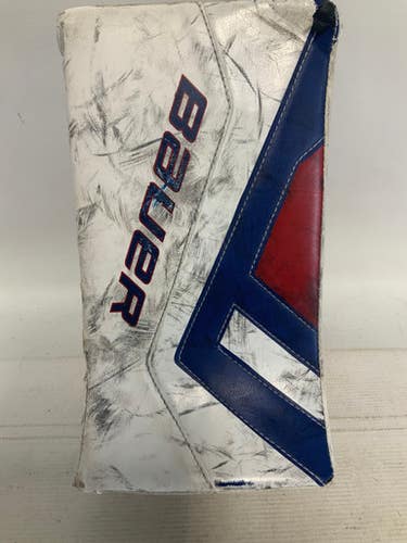 Used Bauer SUPREME ONE.5 Junior Goalie Blocker White/Red/Navy 11823-S000034218