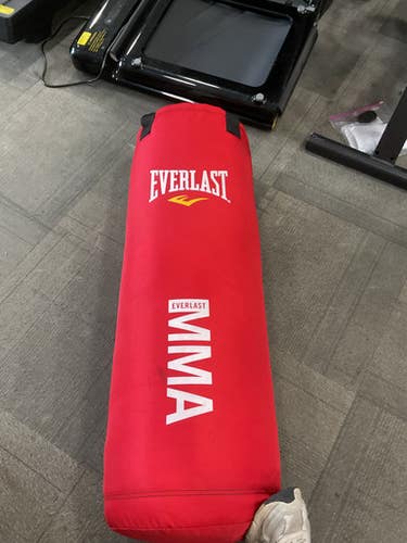 Used Everlast MMA HEAVY BAG Boxing Heavy Bag Red 80 lb 11614-S000221524