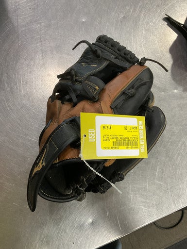 Used Mizuno PREMIER SELECT BB/SB Glove RH Throw Brown 11" 11614-S000221455