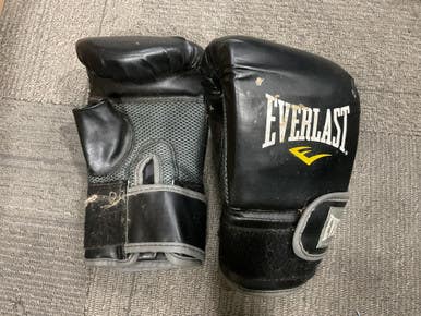Used Everlast Boxing Gloves Black SM 11614-S000221443