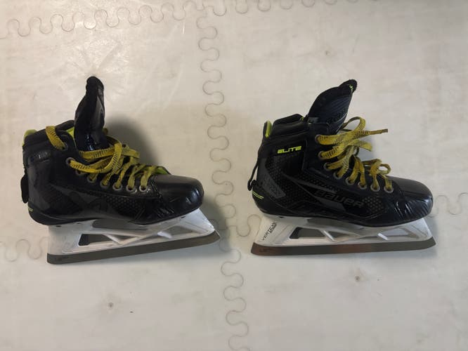 2024 Bauer Elite Hockey Goalie Skates Size 3 Junior (Used)