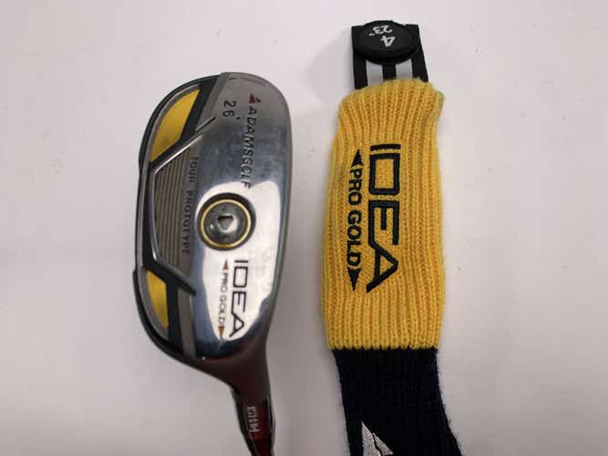 Adams Idea Pro Gold PNT 5 Hybrid 26* Matric Ozik Altus Stiff Graphite Mens RH HC