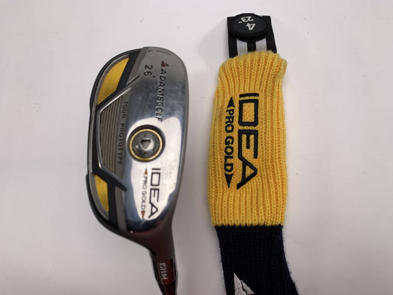 Adams Idea Pro Gold PNT 5 Hybrid 26* Matric Ozik Altus Stiff Graphite Mens RH HC