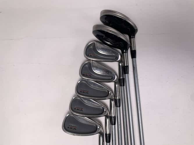 Adams Idea Hybrid Iron Set 4-PW Idea Womens Ladies Graphite Womens RH