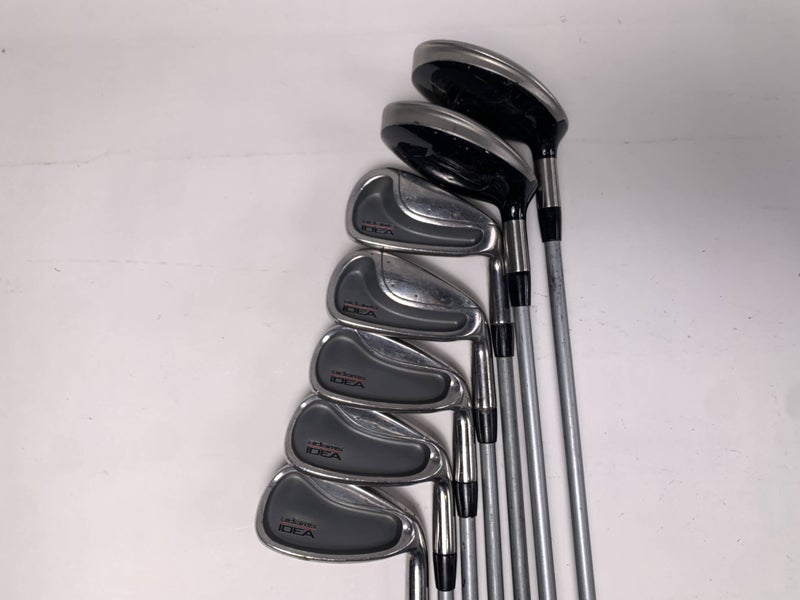 Adams Idea Hybrid Iron Set 4-PW Idea Womens Ladies Graphite Womens RH
