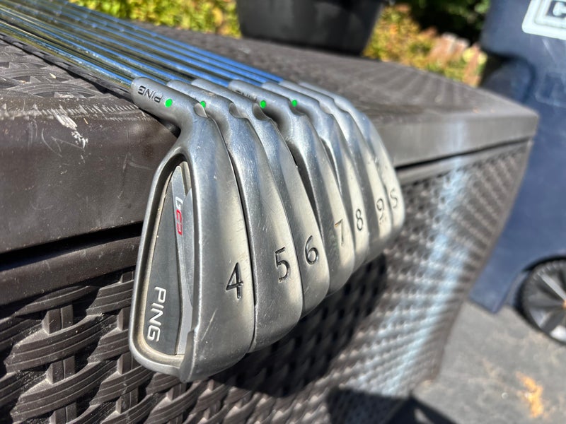 Ping G25 Left Hand Iron Set Regular Flex 7 Pieces Steel Shaft (Used) 5-9, SW