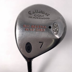 Callaway Big Bertha Warbird 7 Fairway Wood 21* RCH 96 Senior Graphite Mens LH