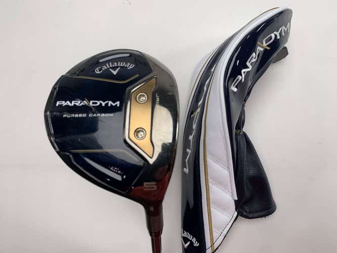 Callaway Paradym 5 Fairway Wood 18* HZRDUS 5.5 Gen 4 Dual Torsional Reg RH HC
