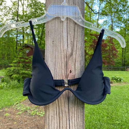 Zaful Small Black Avant Garde Bikini Top