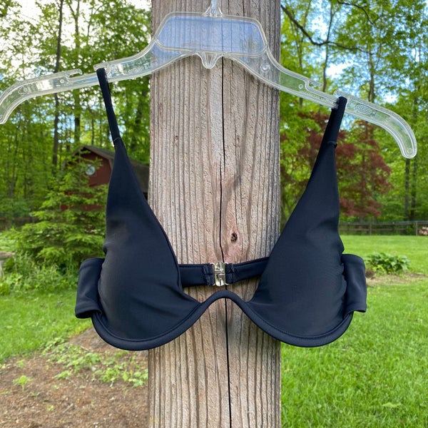 Zaful Small Black Avant Garde Bikini Top