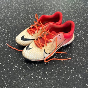 Used Nike DIAMOND BASEBALL BB/SB Cleats Red Youth 06.0 11849-S000031678