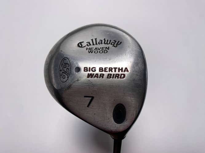 Callaway S2H2 Warbird 7 Fairway Wood 21* RCH 90 Regular Graphite Mens RH