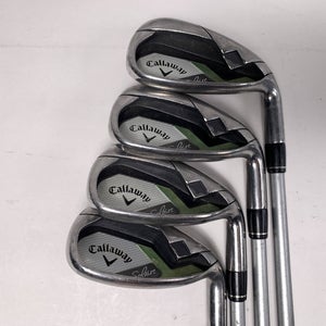 Callaway Solaire 2014 Iron Set 8-PW+SW 50g Ladies Graphite Womens RH